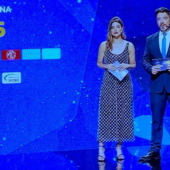 NWT Zara Chic Beaded Jewel Midi Dress - Picture 10 of 17